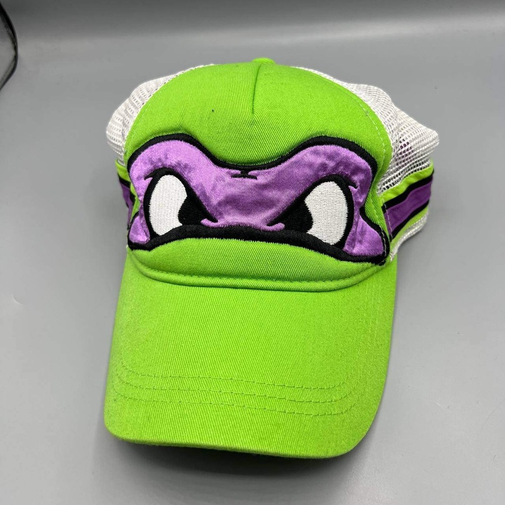 Donatello Teenage Mutant Ninja Turtles Trucker Hat Youth Green Snap Back‎ Cap